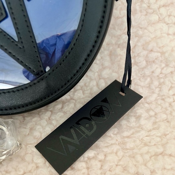 NWT Dolls Kill Widow Endless Night Crossbody Bag w/ Detachable Chain Link Strap - Picture 11 of 13